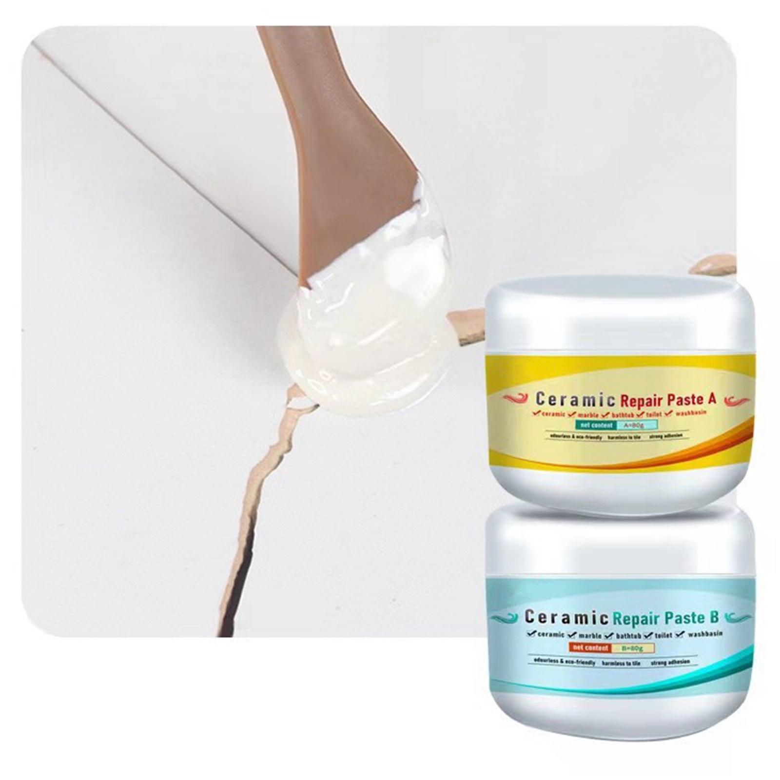 2x Ceramic Repair Paste Tile Gaps Filler Fix Hole Scratch Tile Repair Agent
