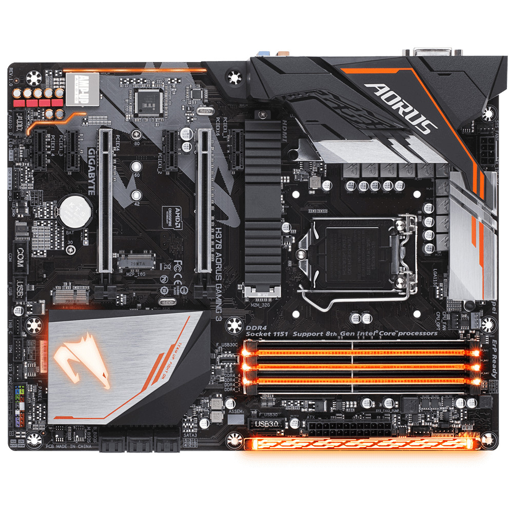 Bo Mạch Chủ Mainboard GIGABYTE H370-Aorus Gaming 3 (SK1151) - Hàng Chính Hãng