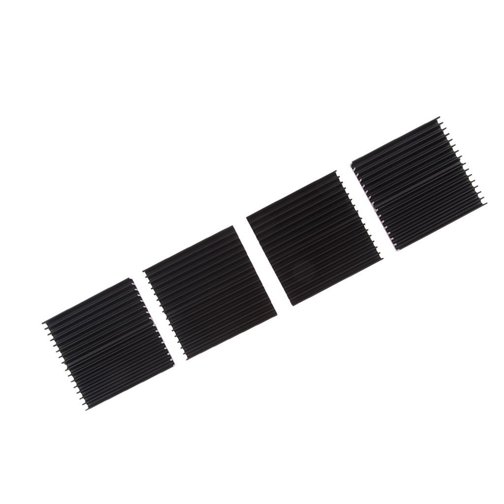 Black Cooler Aluminum Heatsink Radiator Heat Sink Chip for IC LED Power
