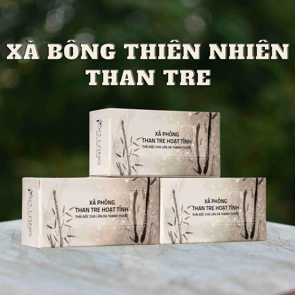 Xà Phòng Than Hoạt Tính Pơ Lang Làm Sạch Sâu Thải Độc Thanh Lọc Da Bánh 100gr