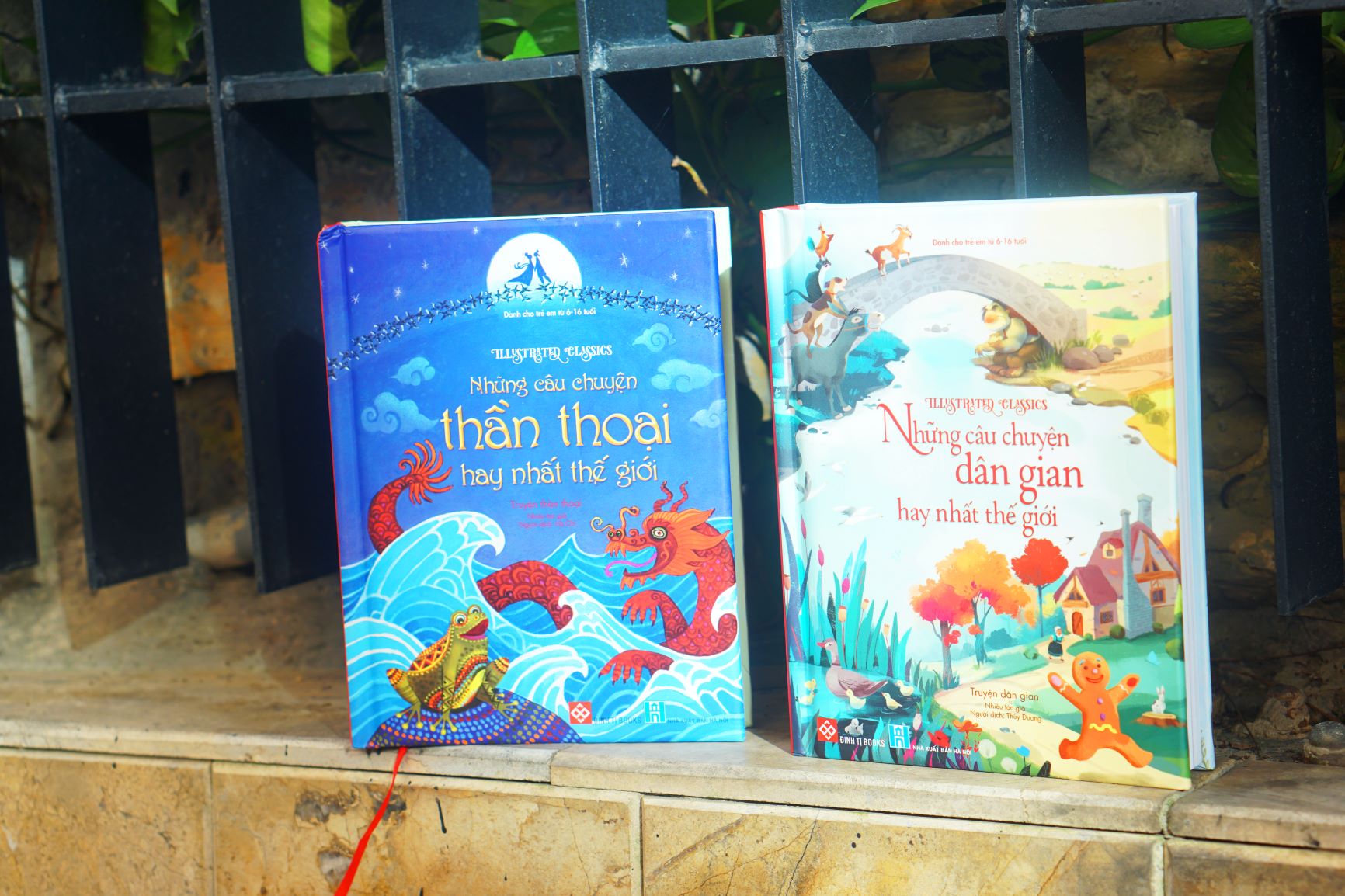 Sách - Combo 2 cuốn Illustrated Classics - Những câu chuyện dân gian hay nhất thế giới + Những câu chuyện thần thoại hay nhất thế giới (Bìa cứng)