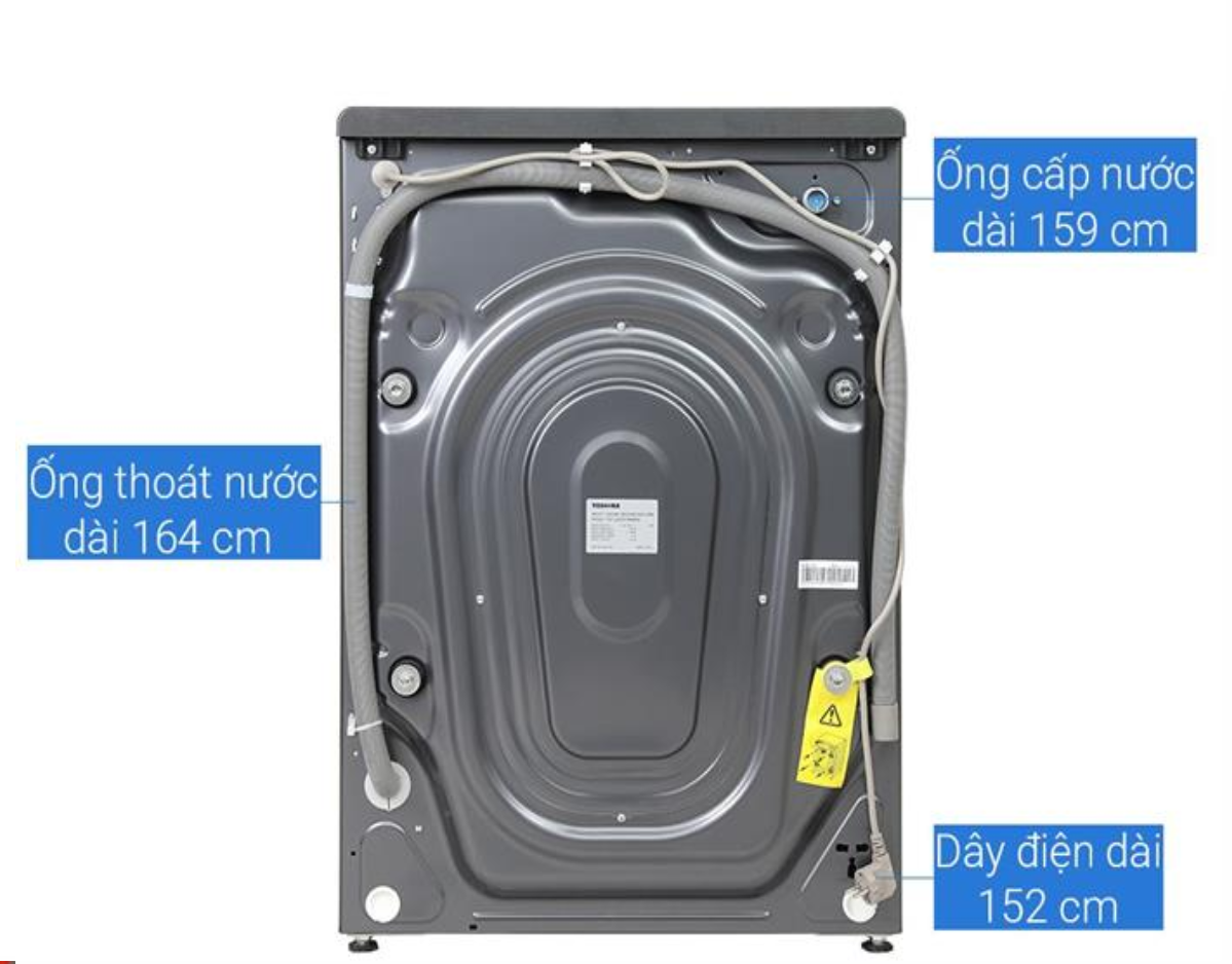 Máy giặt Toshiba Inverter 13 kg TW-T25BZP140MWV(MG) - - HÀNG CHÍNH HÃNG - CHỈ GIAO HCM