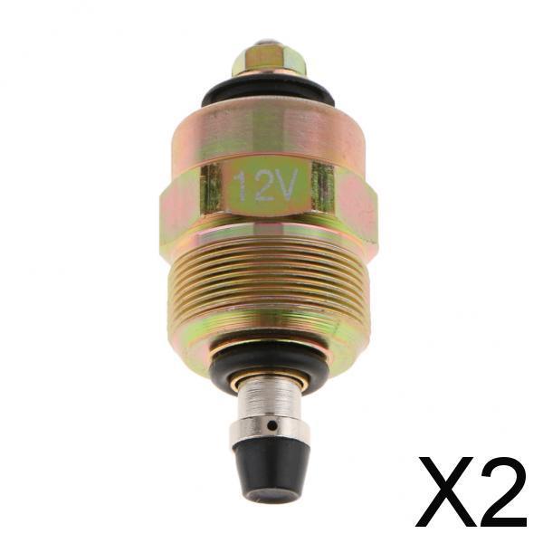 2x 12V Fuel Shut-off Solenoid Valve Switch for  Isuzu 0330001015