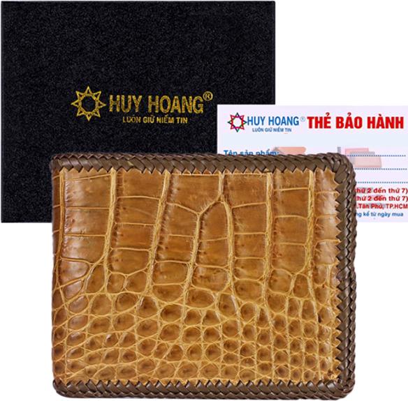 Ví Nam Huy Hoàng HT2715 (10 x 12.5 cm) - Xanh Rêu