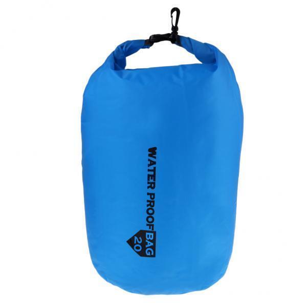 2x 10/20/40/70L Waterproof Dry Bag Roll Top Compression Sack for Kayaking, Beach, Rafting, Boating, Hiking, Camping And Fishing
