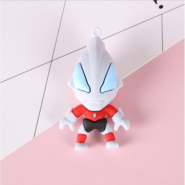 Mô hình các phiên bản Ultraman làm móc khóa, làm Jibbitz, DIY