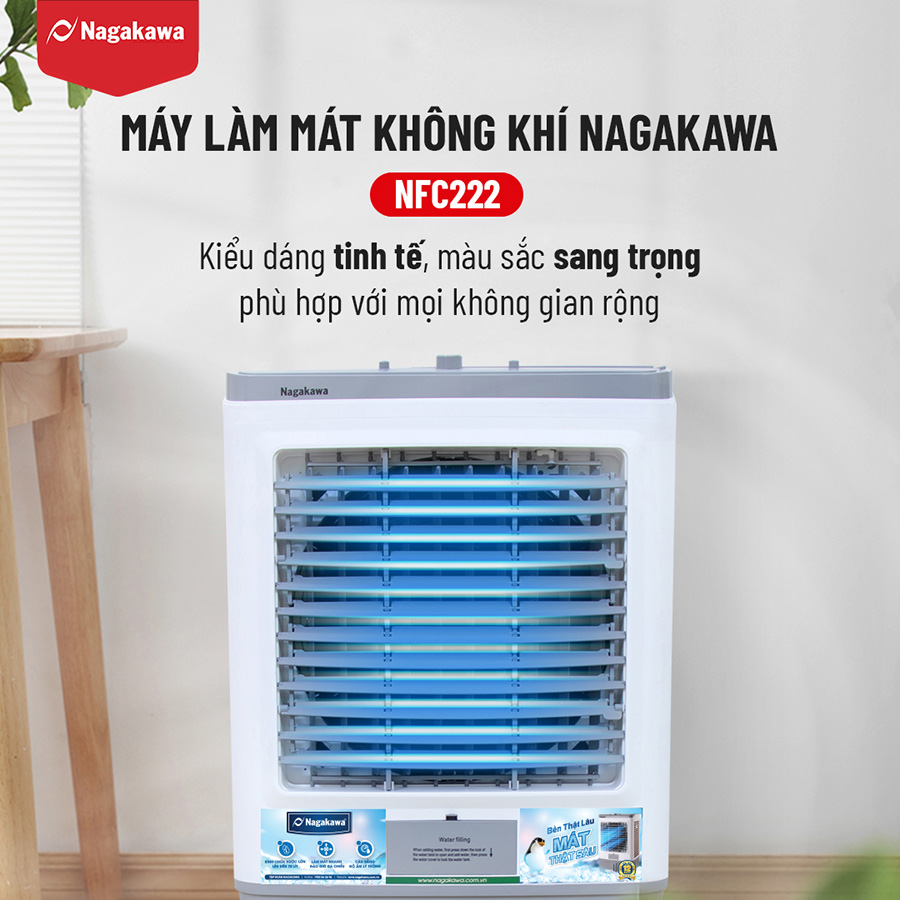 Máy làm mát Nagakawa NFC222 (70L) - Hàng Chính Hãng