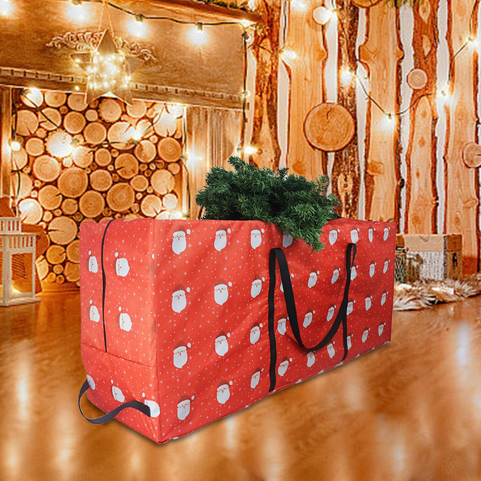 Christmas Tree Storage Bag Christmas Ornament Moving Portable Oxford Cloth Xmas Tree Decoration Bag for Festivals Party Decor