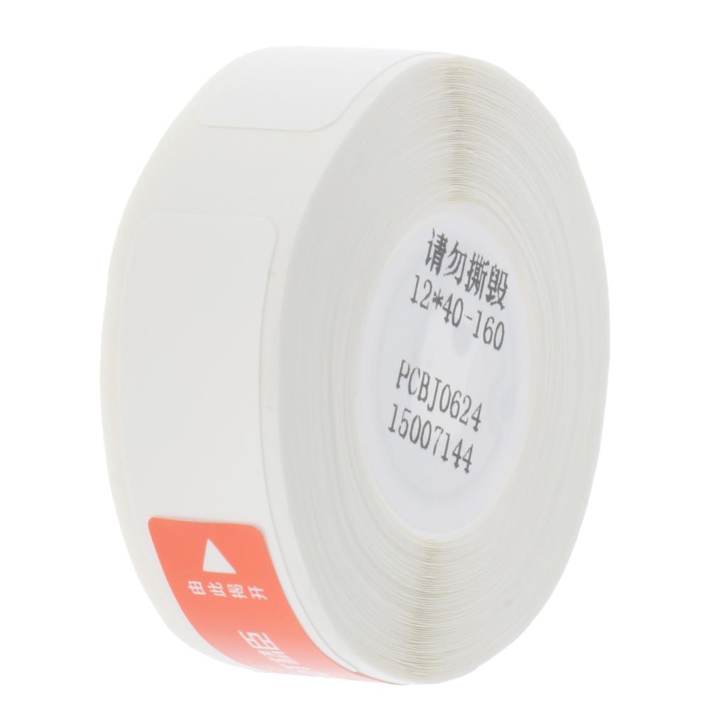 5 Roll Supermarket Portable Thermal Printer Tear-Resistant Price Tag Sticker