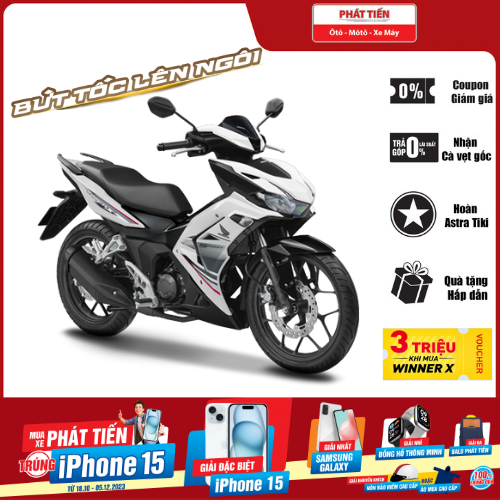 Xe Máy Honda Winner X 2022 Tiêu Chuẩn Smart Key Phanh Thường