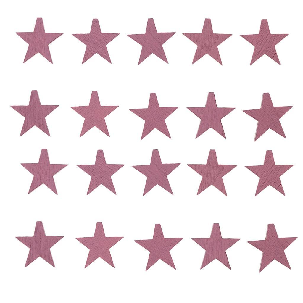 20 Pieces Color Wood Loose Beads DIY Craft Findings