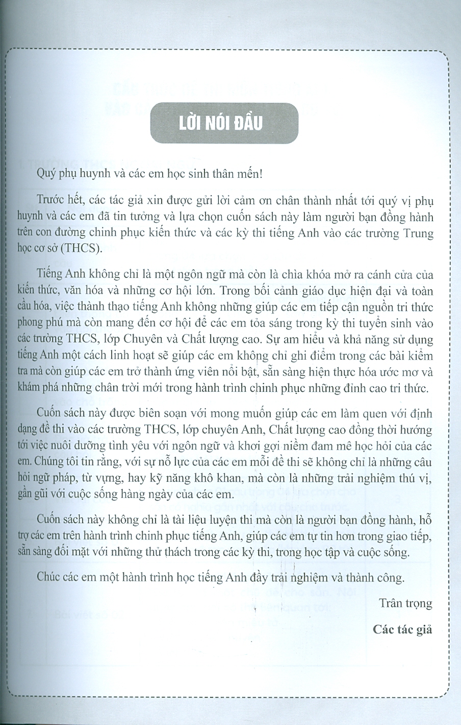 Bứt phá môn Tiếng Anh - Bộ đề luyện thi tuyển sinh vào lớp 6 các trường THCS chất lượng cao, chuyên Anh