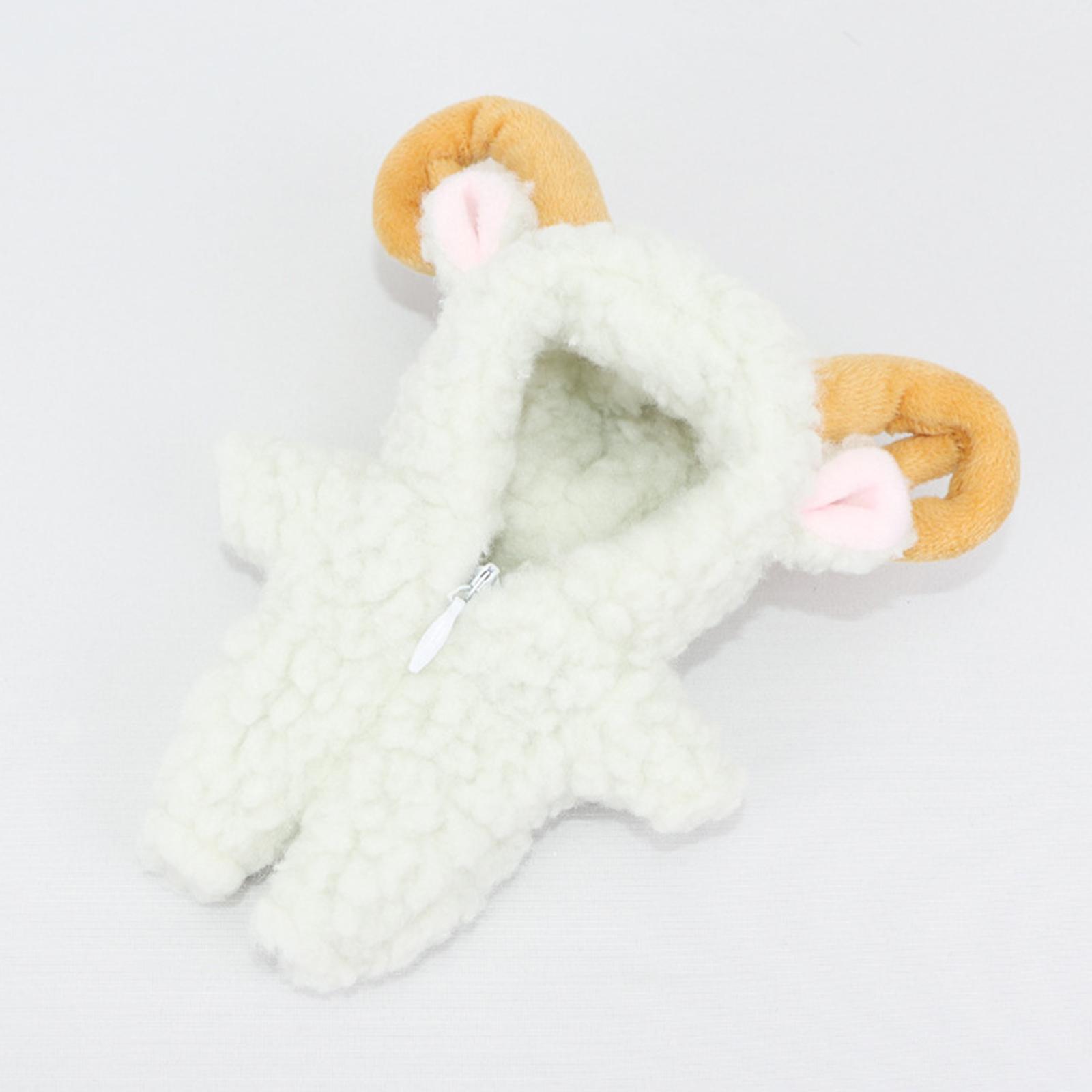 Mini BJD Doll Clothing 1/12 Doll Lovely DIY Plush for Ob11 Baby Baby Doll