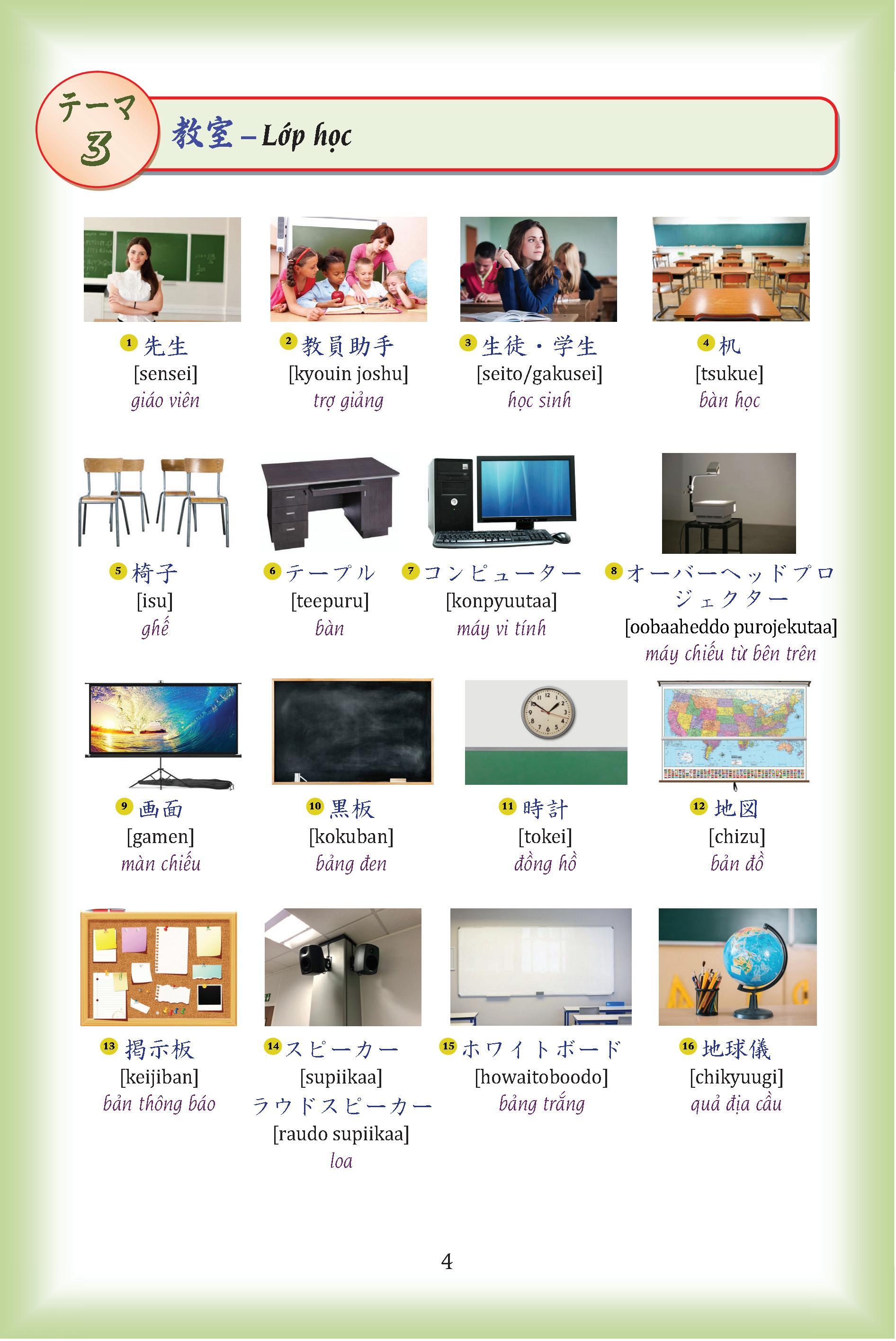 Sách - Từ Điển Nhật-Việt Bằng Hình - Phiên Bản Màu