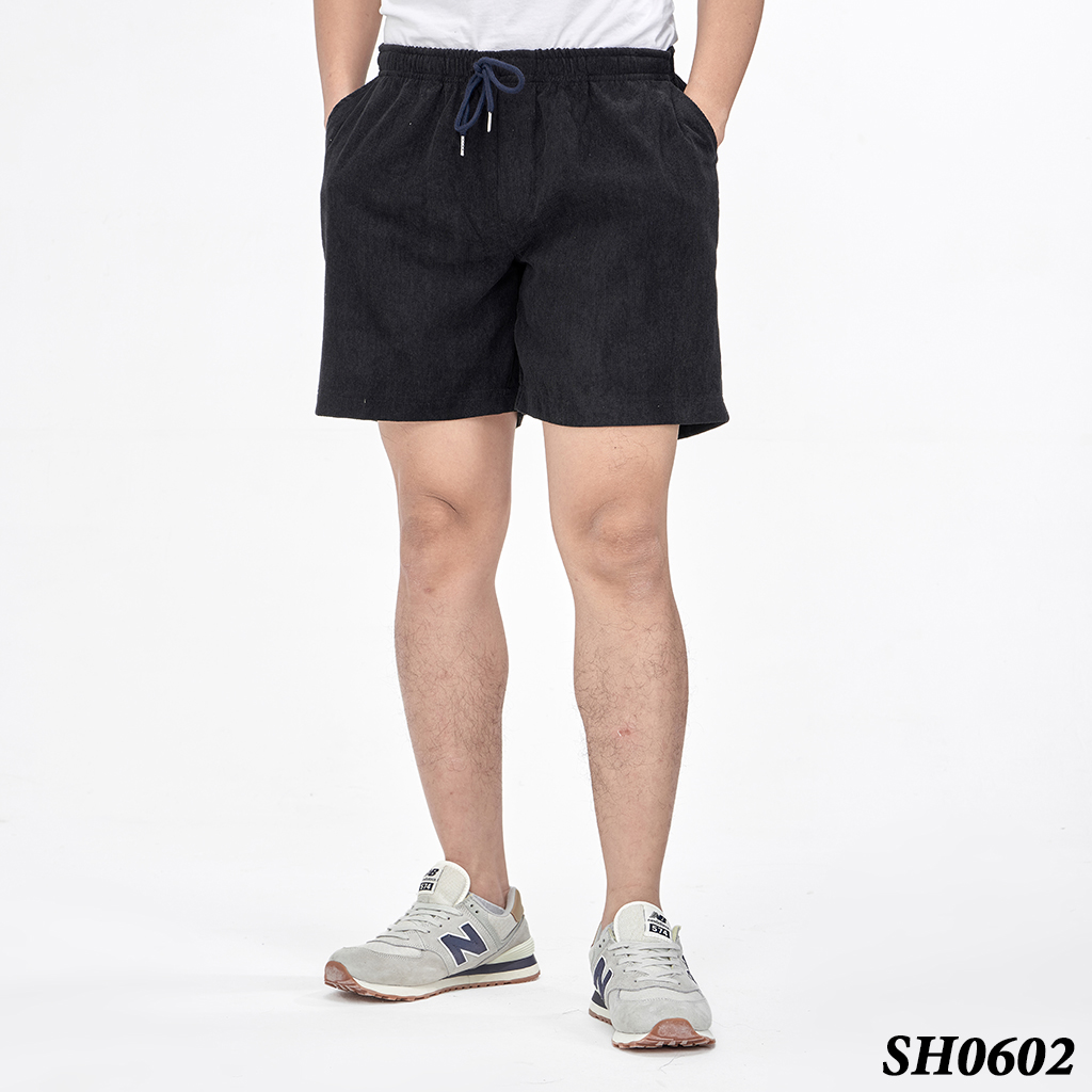 Quần Short Đùi Nhung Tăm Nam Nữ ROUGH Form Unisex Chất Mát Mẻ, Trẻ Trung