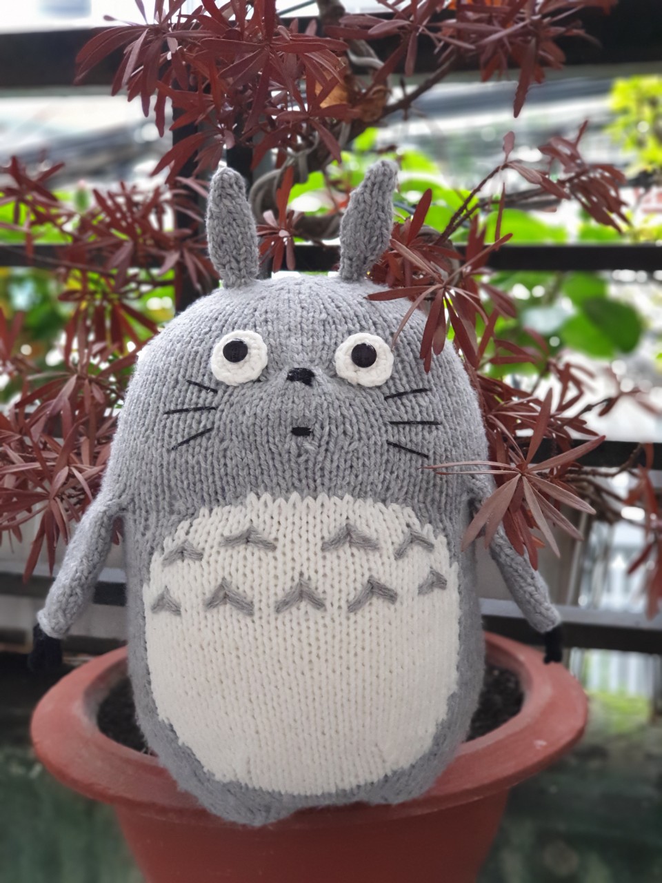 Thú Bông Totoro handmade Dori bằng len Canada 32cm