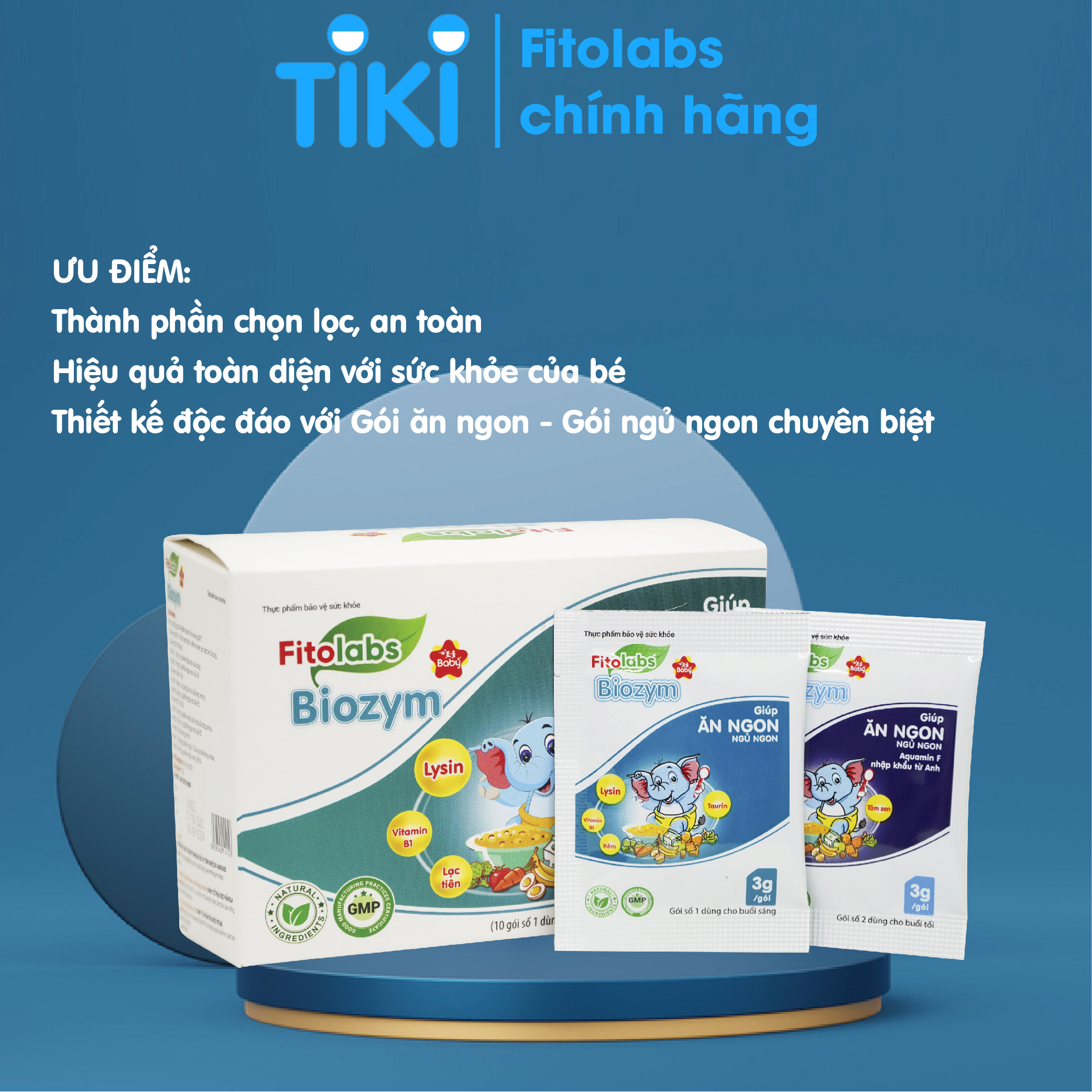 Fitolabs Biozym giúp trẻ ăn ngon - ngủ ngon, nâng cao sức khỏe