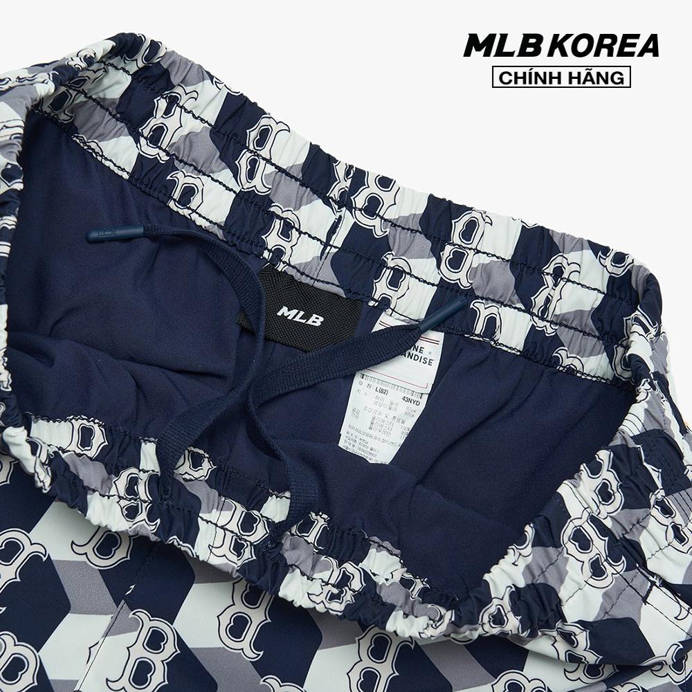 MLB - Quần jogger lưng thun Cube Monogram Allover 3AWPM0324-43NYD