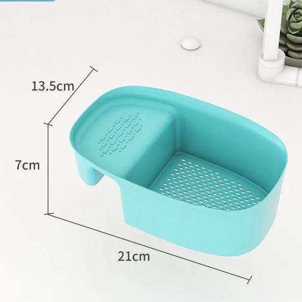 Rổ lọc rác bồn rửa chén - Khay lọc rác bồn rửa bát nhựa 2 ngăn