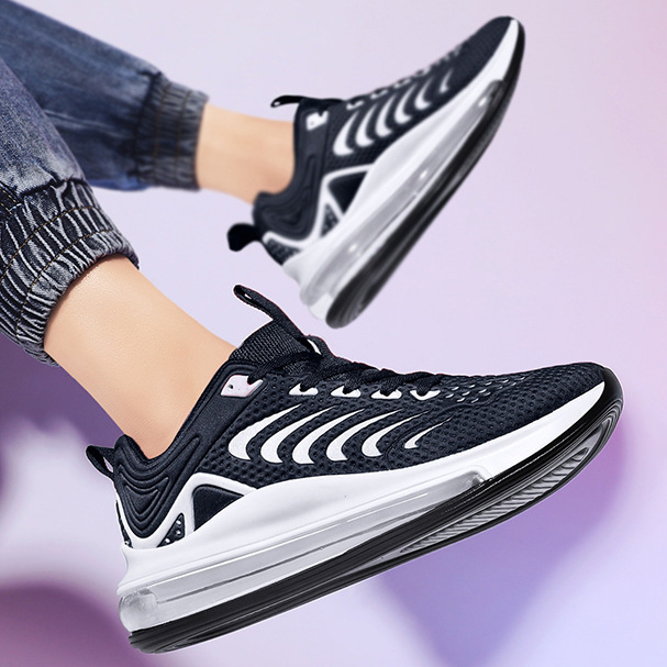 Giày Thể Thao Nam GEMI - Giày Sneaker Màu Trắng - Xanh Than- Đen, Giày Cao Cấp, Đế Xốp Nhẹ, Đàn Hồi Tốt - G5366