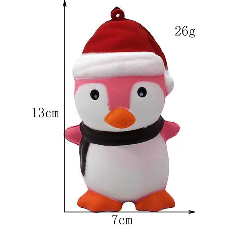 Squishy chim cánh cụt hồng, squishy chậm tăng mùi thơm dịu nhẹ, đồ chơi cho bé trai và bé gái