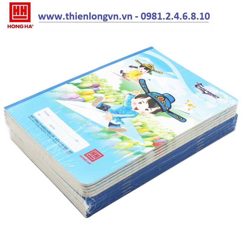 Lốc 10 quyển vở 4 ô ly chống lóa Trạng Nguyên 48 trang - Hồng Hà 0555