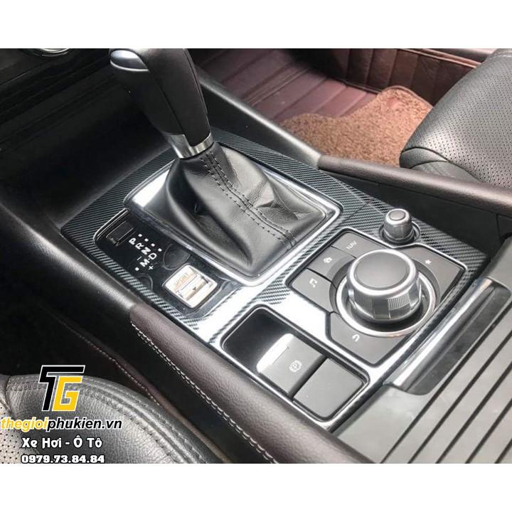 Bộ ốp nội thất Vân Carbon cao cấp cho Mazda 3 2017-2019