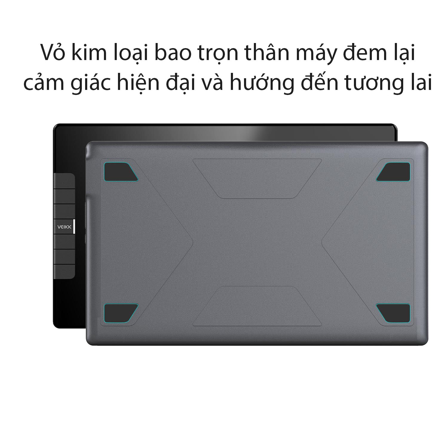 Bảng Vẽ Điện Tử VEIKK VK1200 Full Laminated Cảm Ứng Nghiêng Độ Nhạy Cao - Hàng Chính Hãng