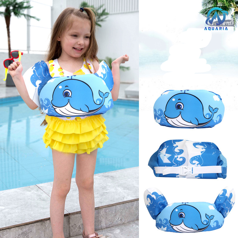 Phao Tập Bơi Liền Thân Cho Bé 2-10 Tuổi, Áo Phao Tập Bơi Trẻ Em, Phao Tay Đỡ Ngực Bé Trai Bé Gái