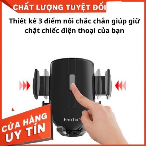 Giá Đỡ Cho Điện Thoại, Kẹp Đa Năng Trên Ô Tô Earldom EH – 93 Sang Trọng, Xoay 360 Độ hàng chính hãng