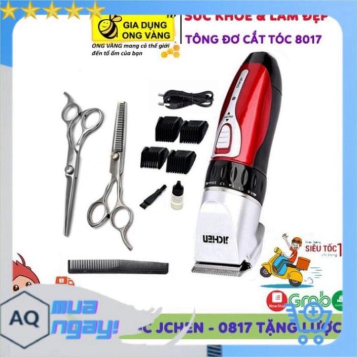 Tông Đơ Cắt Tóc Gia Đình ICHEN JC - 0817, Tông Đơ Sạc Pin Tiện Dụng, Dễ Sử Dụng, Tặng Kèm Bộ Quà Tặng Hấp Dẫn