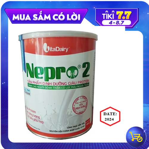 Sữa bột Nepro 2 Dinh dưỡng y tế cho người chạy thận nhân tạo