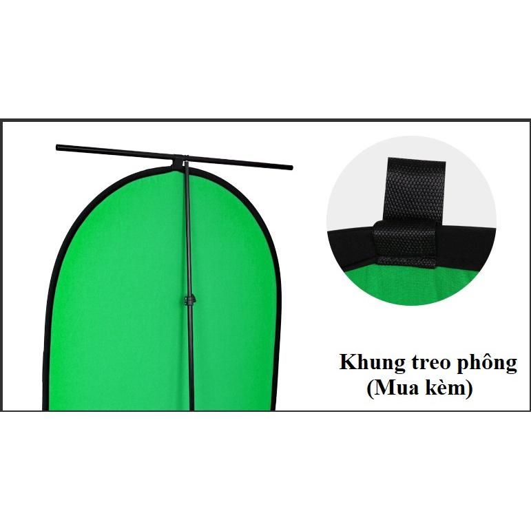 Phông vải 2 mặt 1.5x2m, Phông Key Xanh, Phông Quay Chuyên Nghiệp