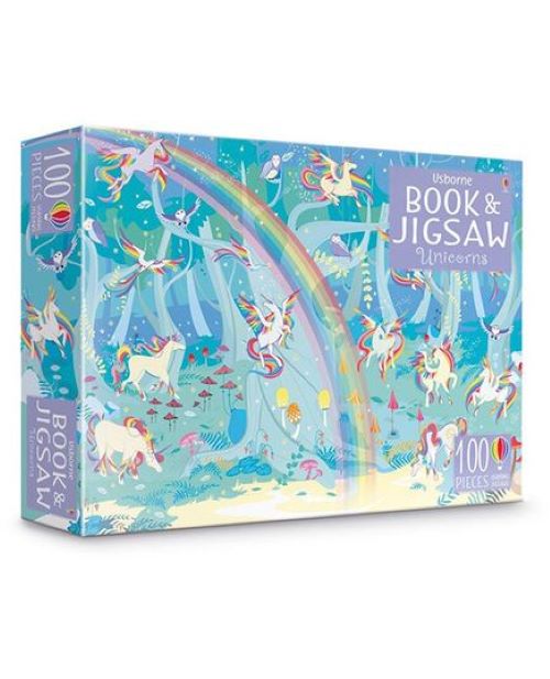 Book And Jigsaw: Unicorns