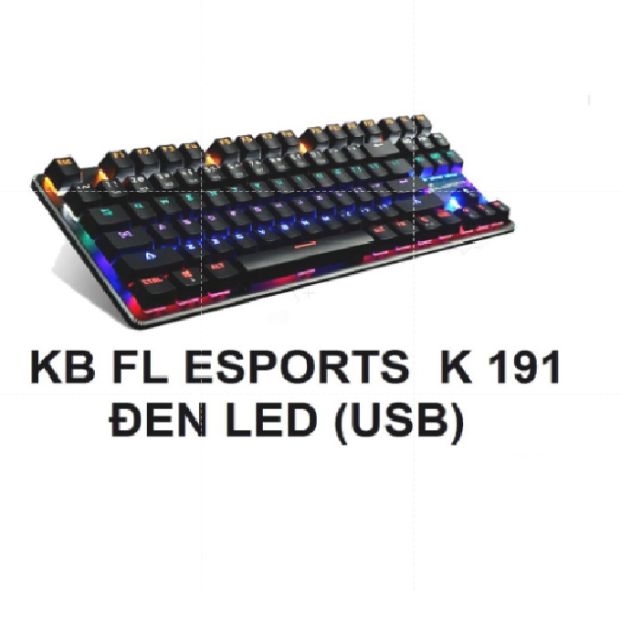 Bàn phím cơ Blue Swich cao cấp 87 key FL Esports K191 - HT