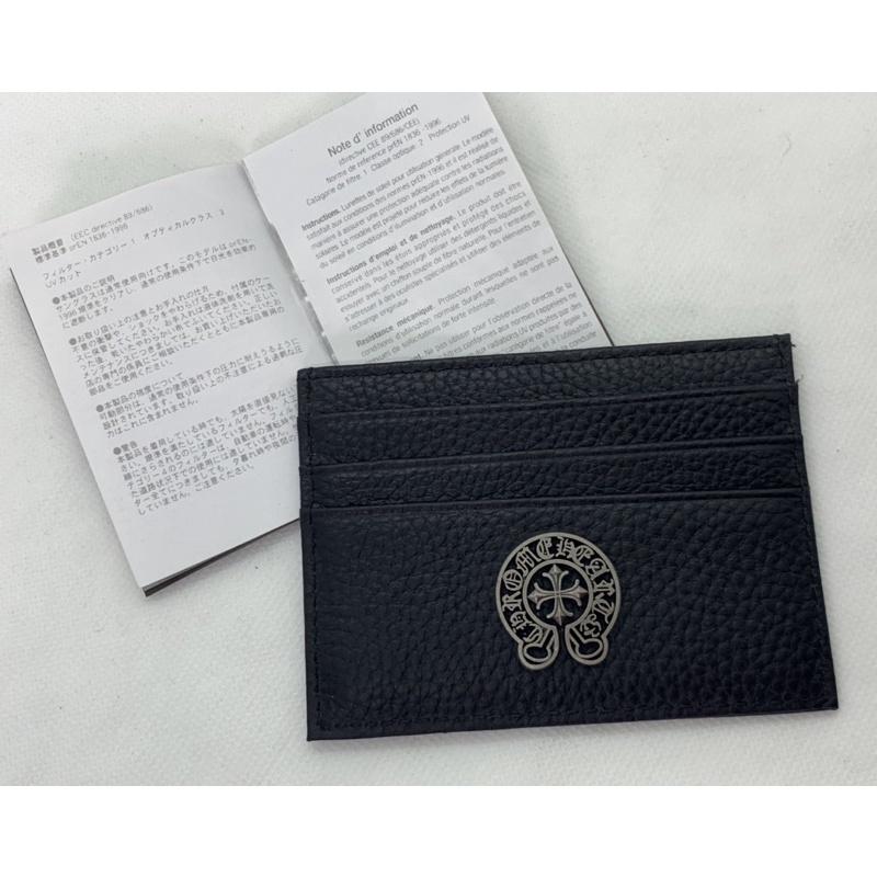 Ví , card holder Chrome heart da bò cao cấp bao check hàng fullbox sang trọng.