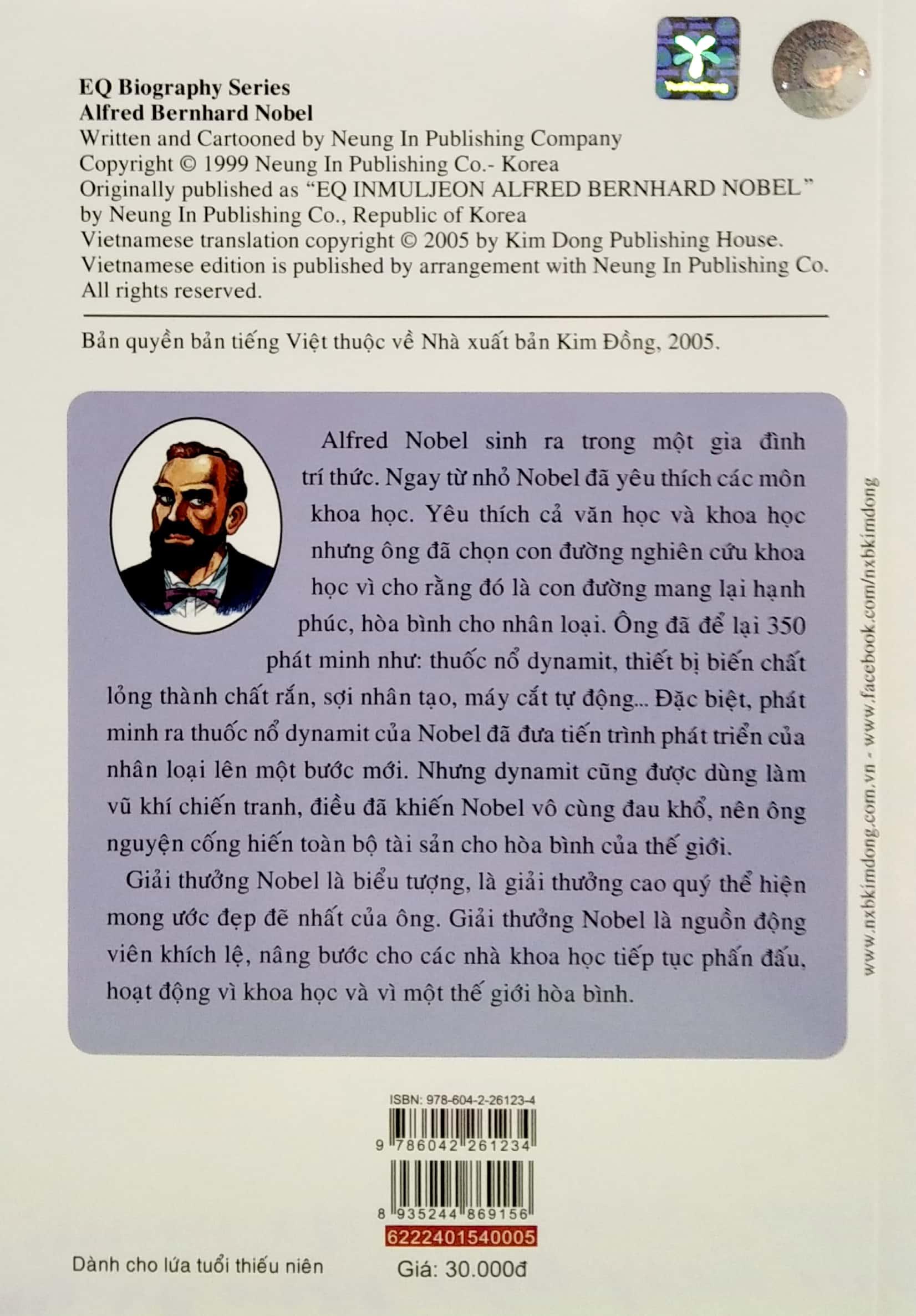 Danh Nhân Thế Giới: Nobel (Tái Bản 2022)