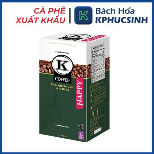 Cà phê rang xay K-Coffee Robusta Arabica chuẩn xuất khẩu K-Happy