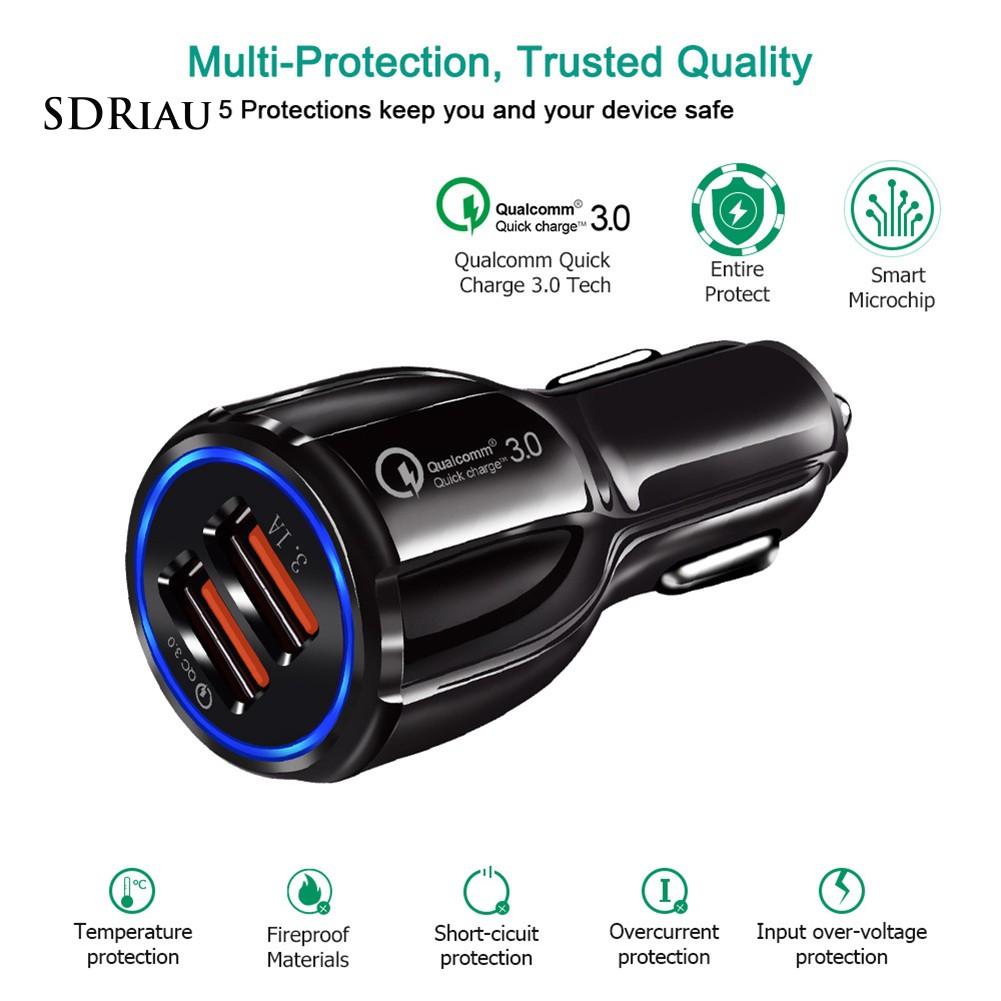 Tẩu Sạc Nhanh Qc 3.0 3.1a Cho Xe Hơi