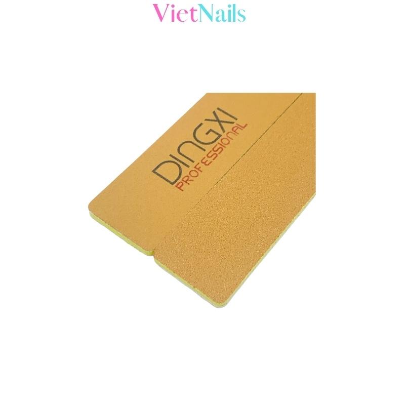 Dũa Móng Tay DINGXI Giấy Nhám Nhập Mỹ Kiểu Vuông Đại Bản Rộng 27mm Và Dũa Nail Loại Mỏng Bản 19mm