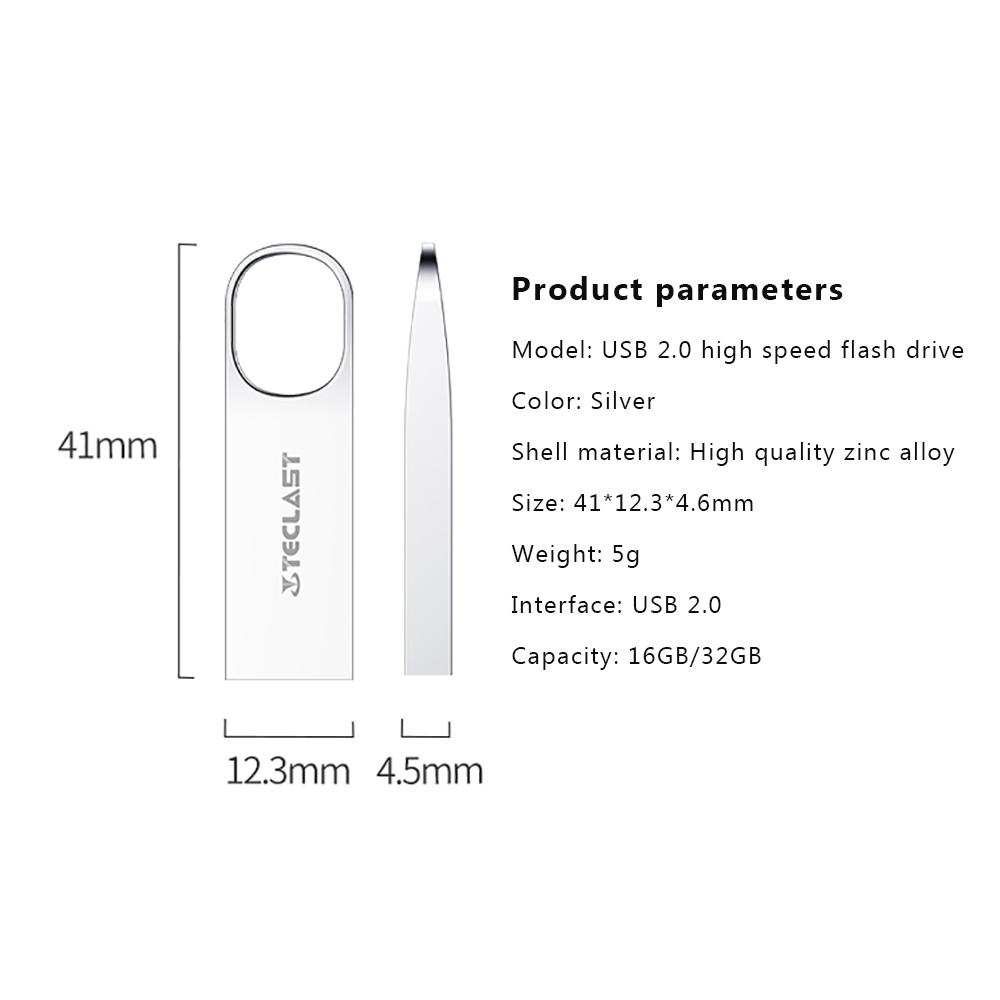 Ổ đĩa flash Dung lượng 32GB Teclast NHX USB 2.0