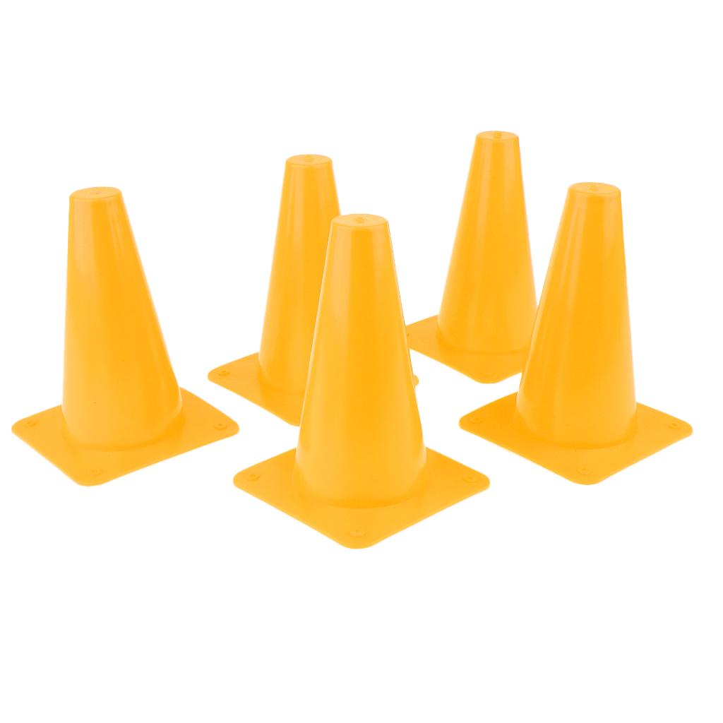 5pcs 15cm Safety Cone for Sports Training Soccer Agility Skateboard Skating