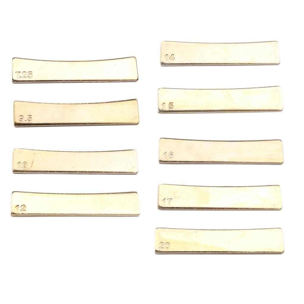 Golden Guitar Radius Fingerboard Fret Press Caul Insert for Guitarist Luthier Tool