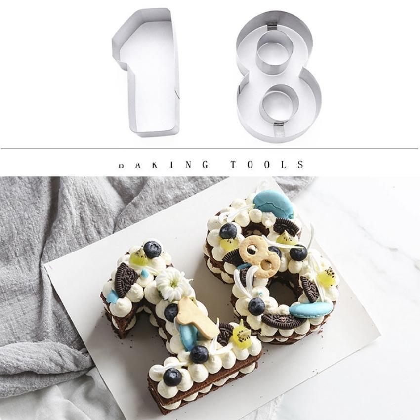 Khuôn Bánh KEM Quy Mousse Bộ 10 Khuôn Nhấn Dụng Cụ Làm Bánh Cookie Cutter Innox Cao Cấp - CBMOUSO10P