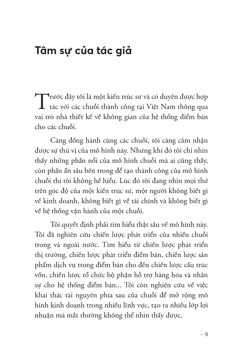 XÂY DỰNG MÔ HÌNH CHUỖI - Tác giả Lê Hoàng