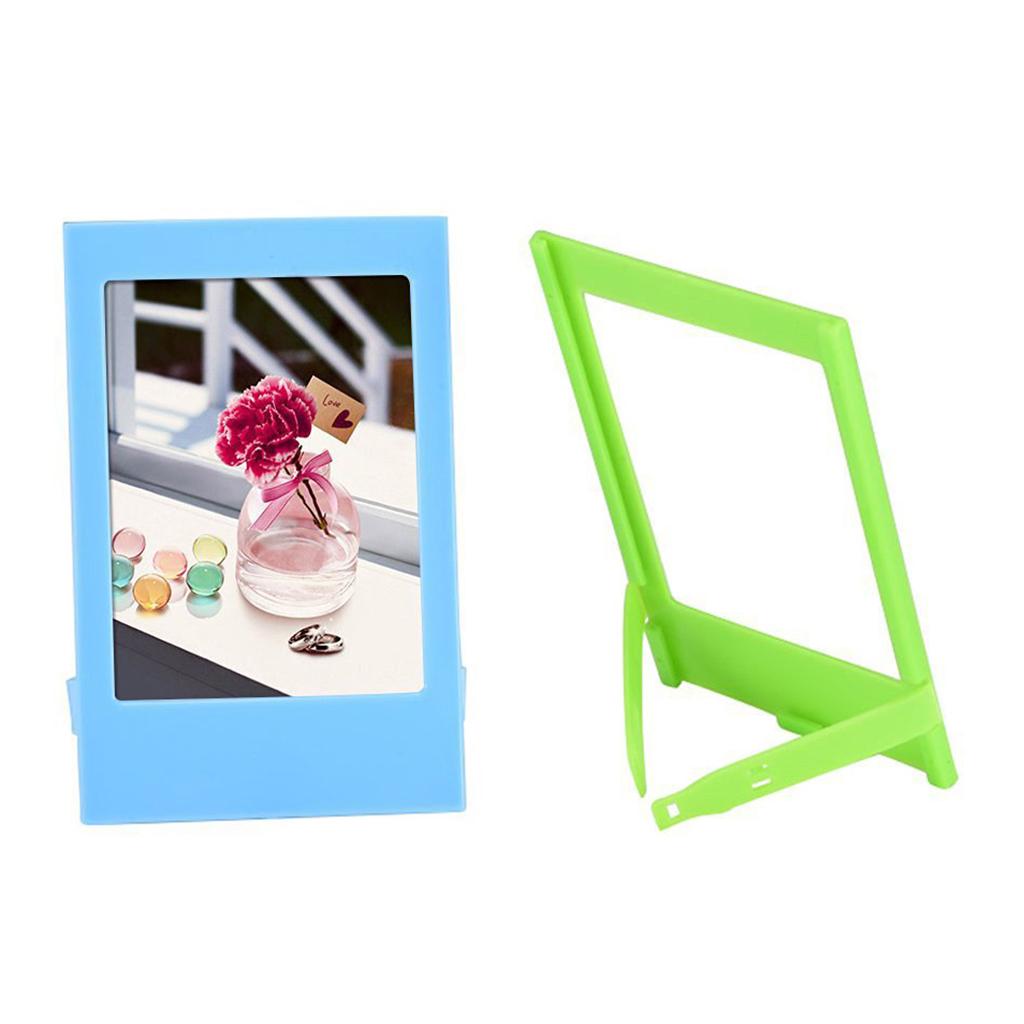 2x5 Colors 3 "plastic Table Top Photo Frame for Fujifilm Instax Mini 9 8 8+ 7s 70