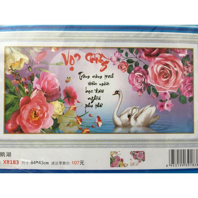 Tranh thêu 5D vợ chồng x813