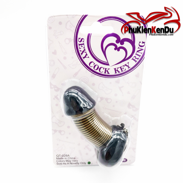 Móc khoá ciu lò xo, hài hước, độc lạ