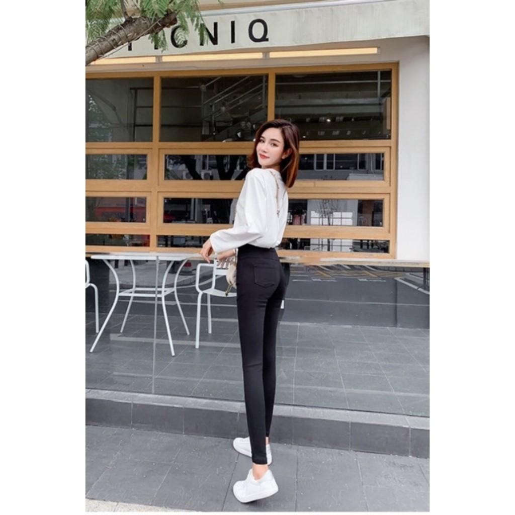 Quần Legging Nữ Cạp Cao Có Khóa Cao Cấp Có 4 túi BigSize 40kg - 80kg