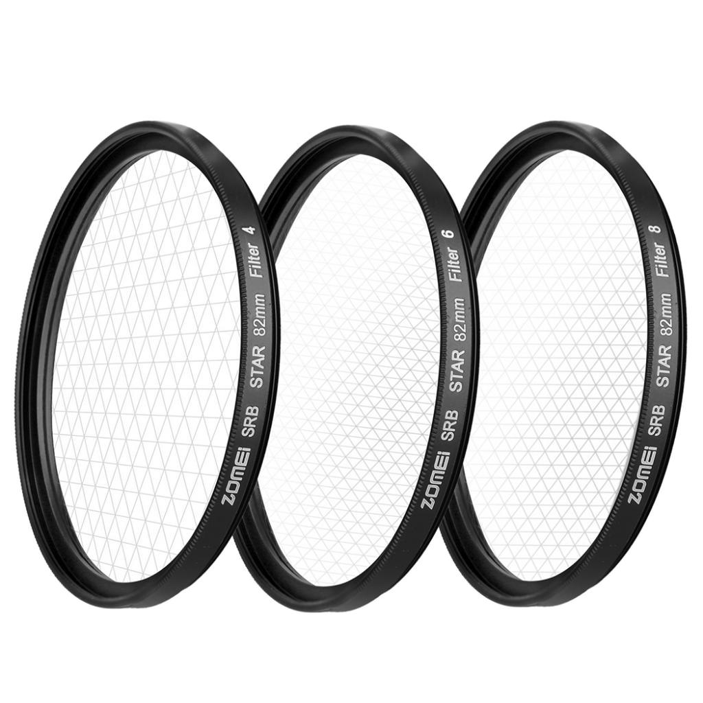 40.5mm Star-Effect Starburst 4+6+8 Points Lens Filter for Cameras